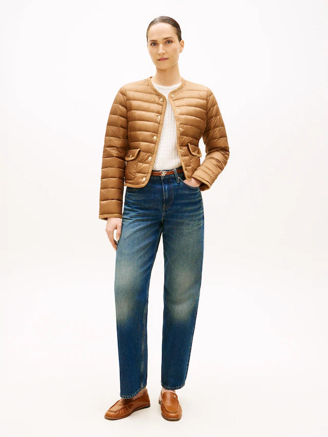 Tommy Hilfiger Steppjacke »FEMININE LW DOWN JACKET« mit aufgesetzten Taschen