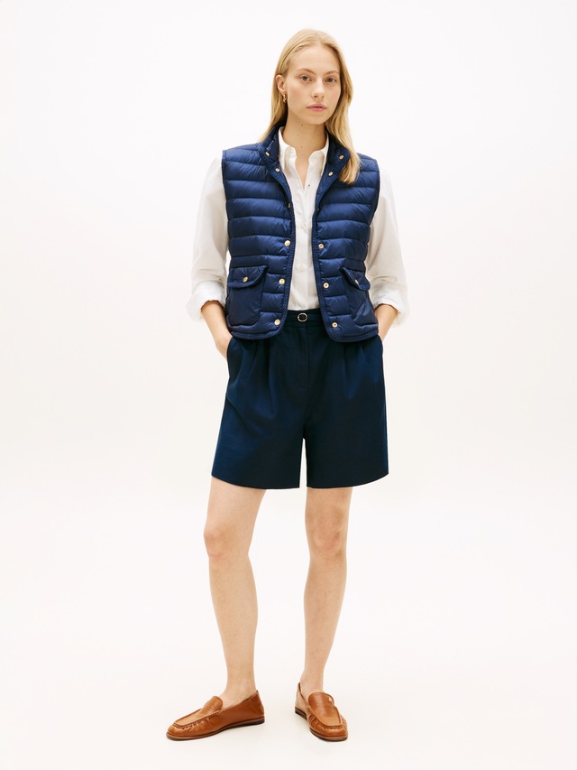 Tommy Hilfiger Steppweste »FEMININE LW DOWN VEST« mit aufgesetzten Taschen