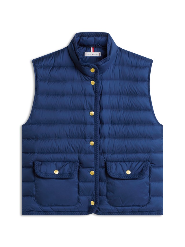Tommy Hilfiger Steppweste »FEMININE LW DOWN VEST« mit aufgesetzten Taschen