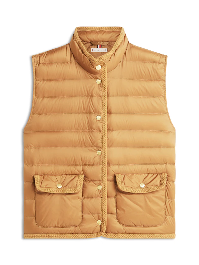 Tommy Hilfiger Steppweste »FEMININE LW DOWN VEST« mit aufgesetzten Taschen