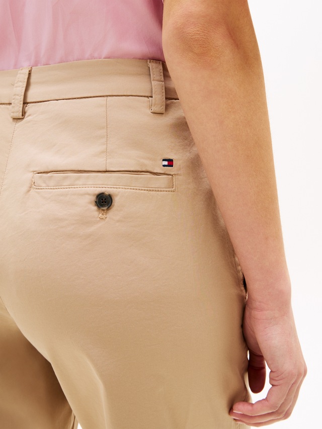 Tommy Hilfiger Chinohose »CO GMD SLIM STRAIGHT CHINO« mit mittlerer Leibhöhe