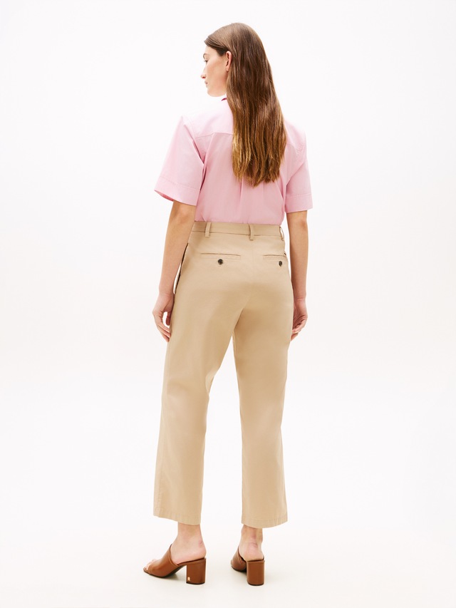 Tommy Hilfiger Chinohose »CO GMD SLIM STRAIGHT CHINO« mit mittlerer Leibhöhe