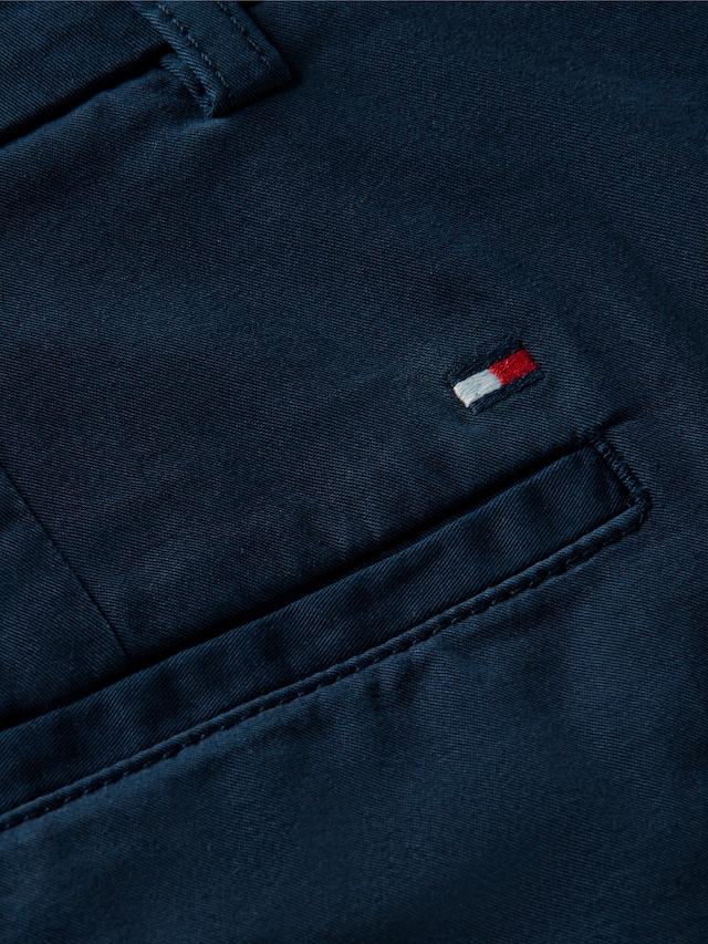 Tommy Hilfiger Chinohose »CO GMD SLIM STRAIGHT CHINO« mit mittlerer Leibhöhe