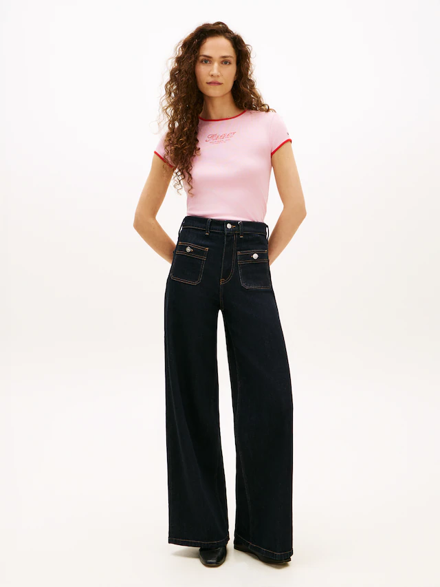 Tommy Hilfiger Kurzarmshirt »TILT GRAPHIC SLIM C-NK SS TEE«