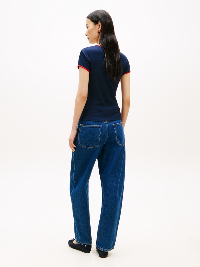 Tommy Hilfiger Kurzarmshirt »TILT GRAPHIC SLIM C-NK SS TEE«