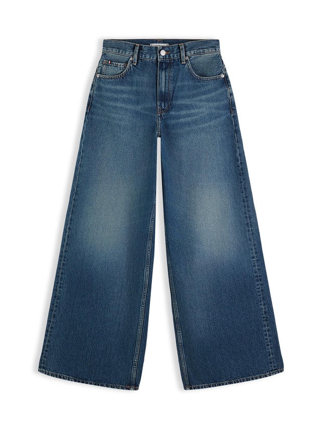 Tommy Hilfiger Weite Jeans »DNM NEW DOREEN 70'S WIDE LEG HW« Baumwolle, lässig geschnitten, wide fit, high waist