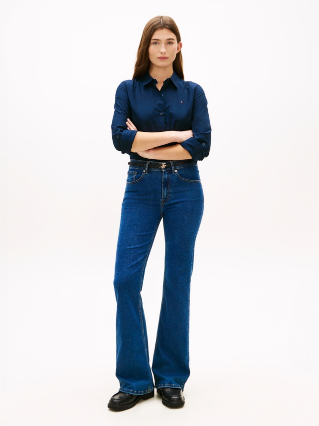 Tommy Hilfiger Bootcut-Jeans »FINN FLARE RW« Baumwoll-Mix mit Stretch, Mid Rise