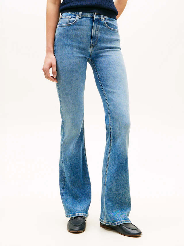 Tommy Hilfiger Bootcut-Jeans »FINN FLARE RW« Baumwoll-Mix mit Stretch, Mid Rise