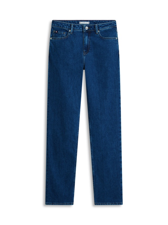 Tommy Hilfiger Straight-Jeans mit dezenter Logostickerei