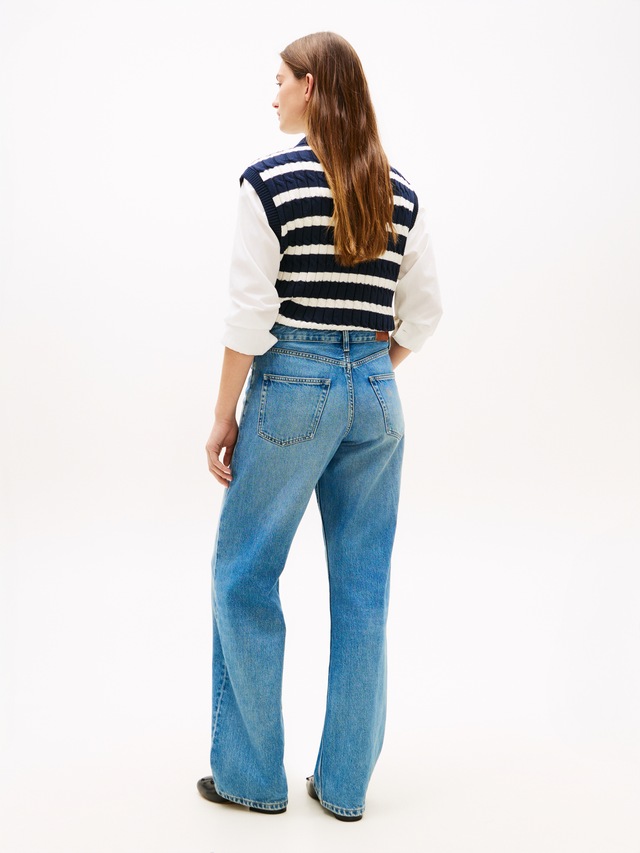 Tommy Hilfiger Straight-Jeans mit dezenter Logostickerei