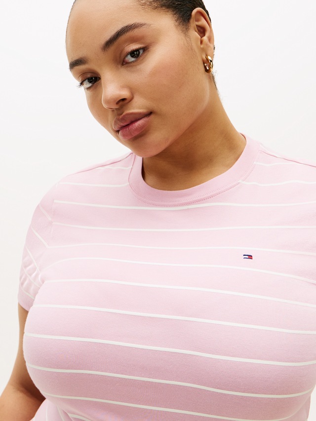 Tommy Hilfiger Curve T-Shirt »CRV SLIM CODY C-NK SS« in großen Größen