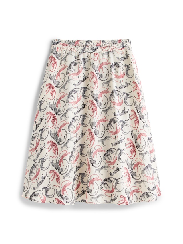 Tommy Hilfiger Curve A-Linien-Rock »CRV ESS LINEN FLARE SKIRT« in großen Größen, ausgestellte Form