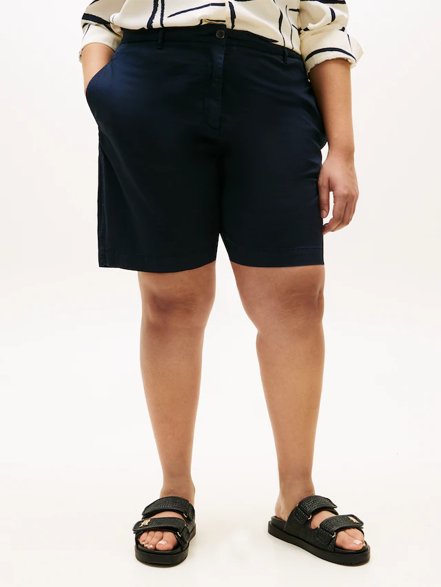 Tommy Hilfiger Curve Chinoshorts »CRV CO GMD BLEND CHINO SHORT« in großen Größen