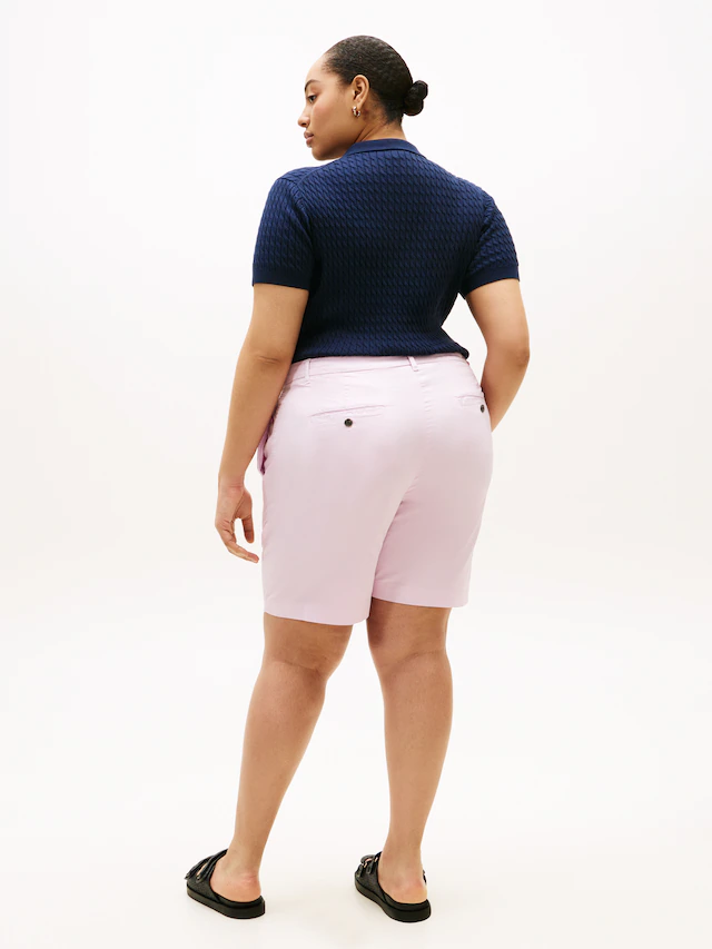 Tommy Hilfiger Curve Chinoshorts »CRV CO GMD BLEND CHINO SHORT« in großen Größen