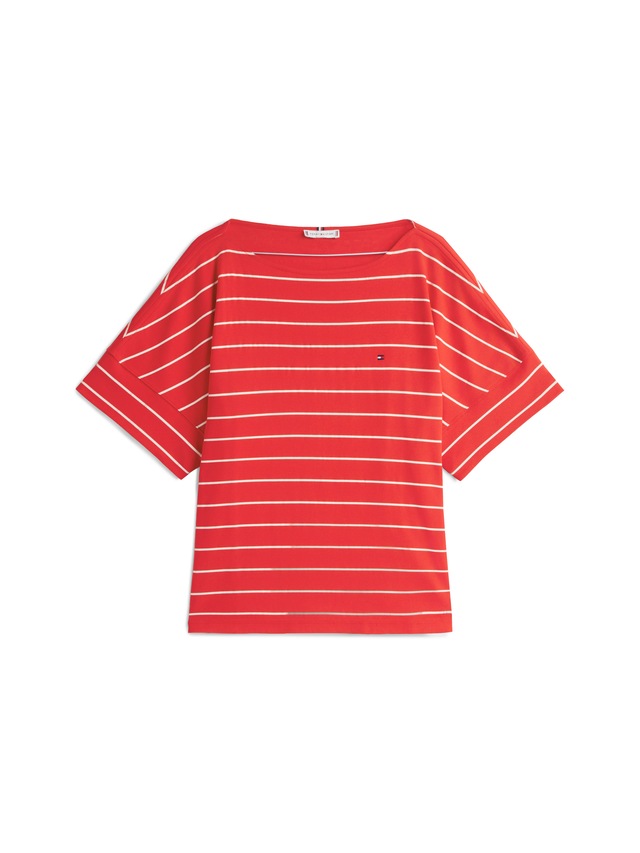 Tommy Hilfiger Curve Kurzarmshirt »CRV MDRN CODY CAP SLV C-NK TEE« in großen Größen