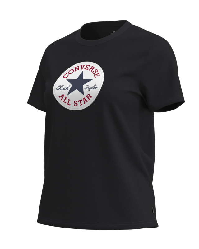 Converse T-Shirt »CHUCK PATCH TEE« Kurzarm, aus Baumwolle, in den Größen XS bis XXL