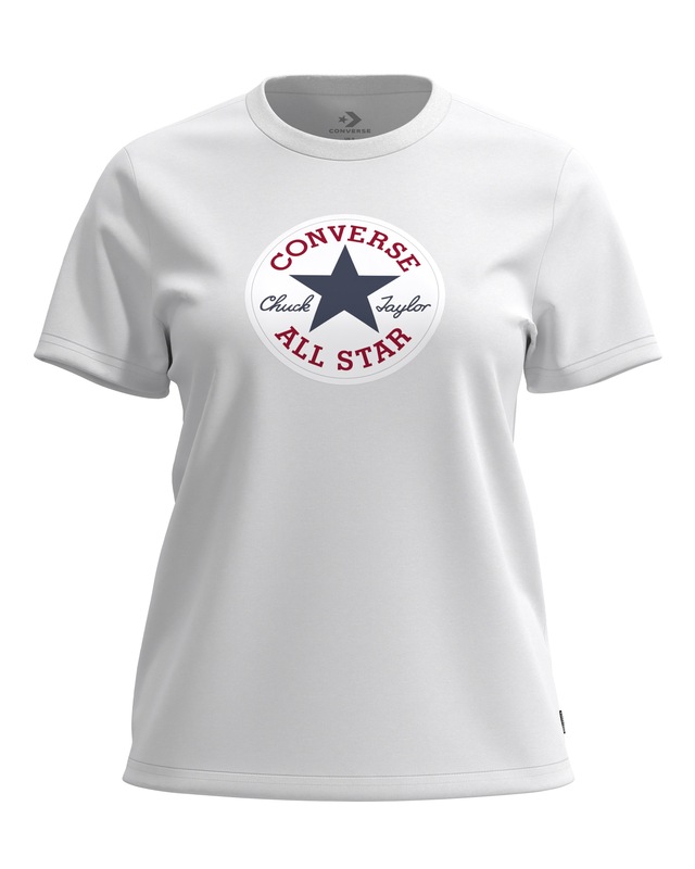 Converse T-Shirt »CHUCK PATCH TEE« Kurzarm, aus Baumwolle, in den Größen XS bis XXL