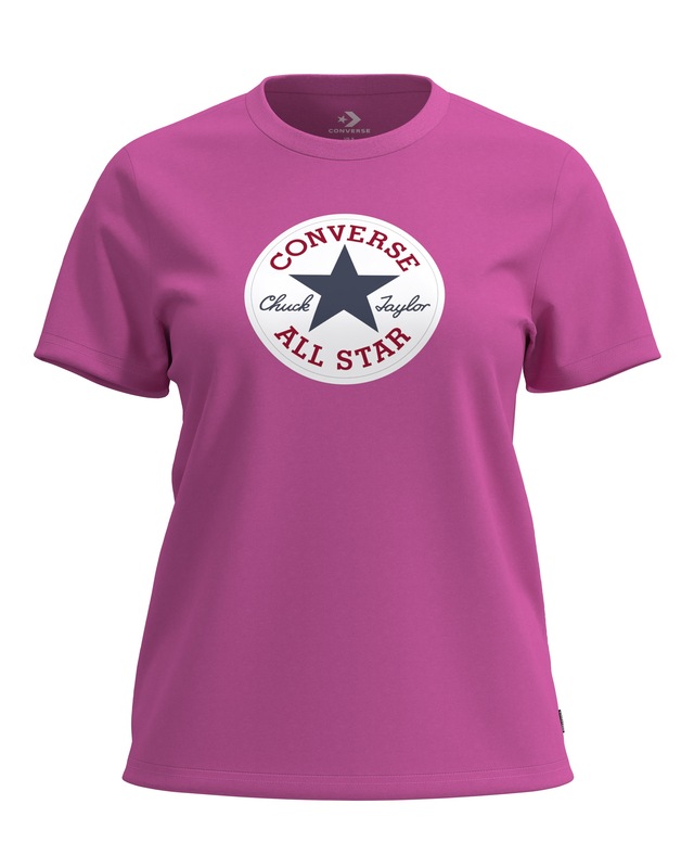 Converse T-Shirt »CHUCK PATCH TEE« Kurzarm, aus Baumwolle, in den Größen XS bis XXL