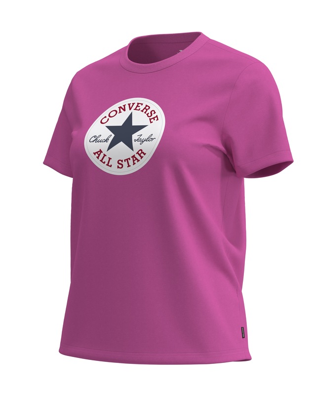 Converse T-Shirt »CHUCK PATCH TEE« Kurzarm, aus Baumwolle, in den Größen XS bis XXL