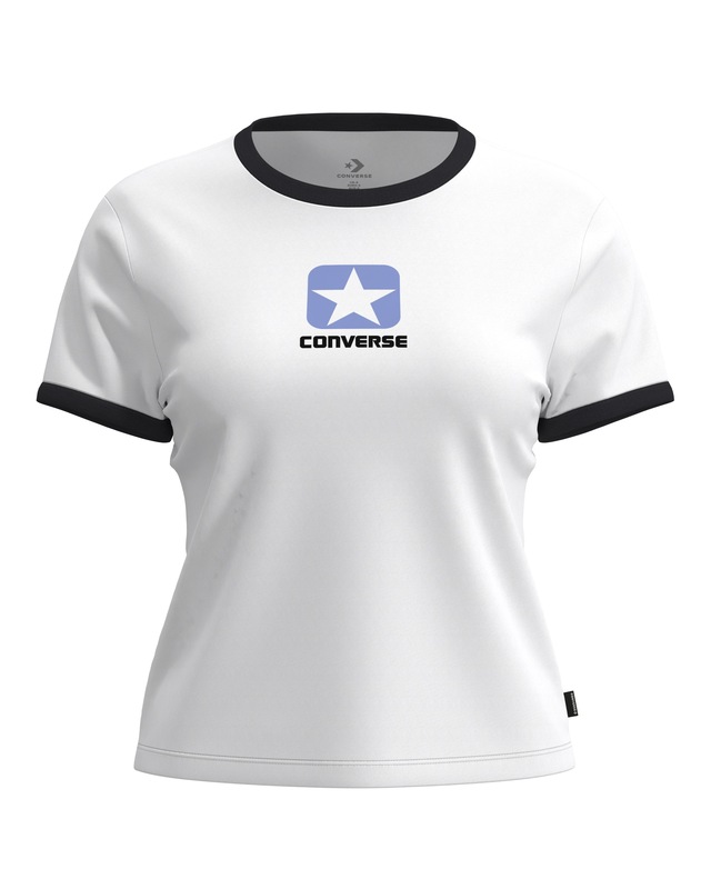 Converse T-Shirt »RETRO BOX STAR TEE« mit sportlichem Schnitt, Kurzarmdesign, aus Baumwolle, für Erwachsene