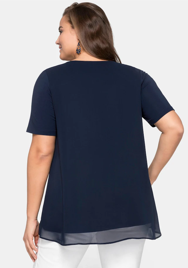 Sheego Blusenshirt »Blusenshirt« 1 Stk.