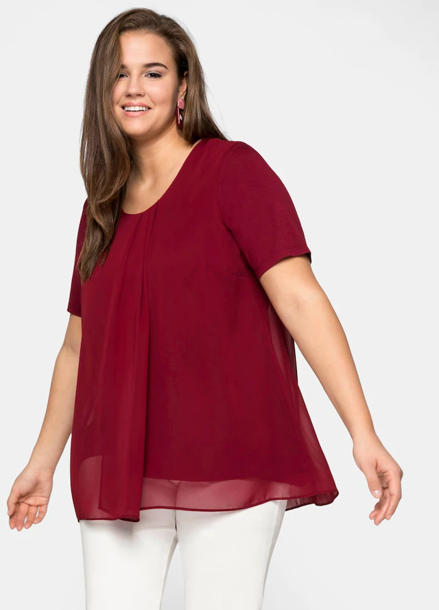 Sheego Blusenshirt »Blusenshirt« 1 Stk.