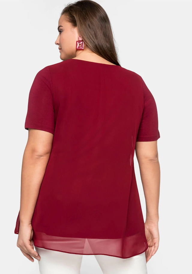 Sheego Blusenshirt »Blusenshirt« 1 Stk.