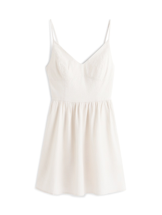 Tommy Jeans Minikleid »TJW LINEN SKATER DRESS« in Extra Slim Fit, Leinen-Mix