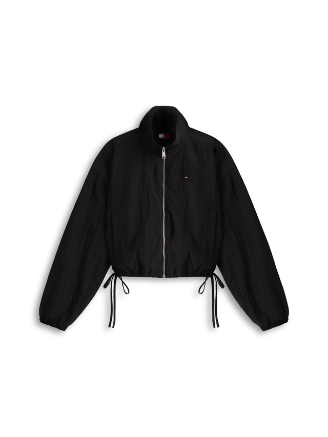 Tommy Jeans Kurzjacke »TJW TIE SIDE HIGH NECK JACKET« Taillenbund mit seitlichen Bindebändern