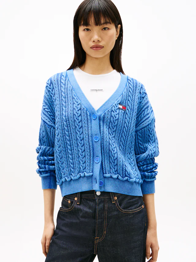 Tommy Jeans Strickjacke »TJW BOXY GMD CARDIGAN«