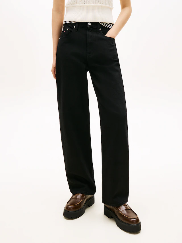 Tommy Jeans »LAYLA HR SLIM STR« High Waist, Baumwoll-Qualität