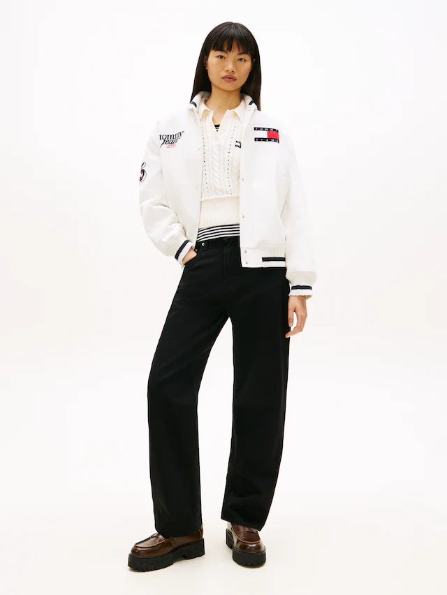 Tommy Jeans »LAYLA HR SLIM STR« High Waist, Baumwoll-Qualität