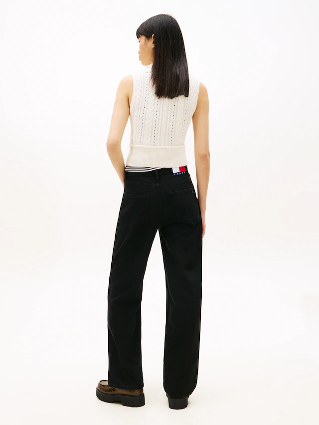 Tommy Jeans »LAYLA HR SLIM STR« High Waist, Baumwoll-Qualität