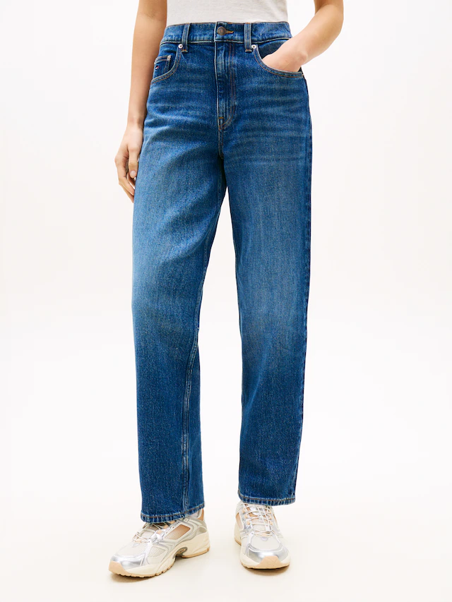 Tommy Jeans »LAYLA HR SLIM STR« High Waist, Baumwoll-Qualität