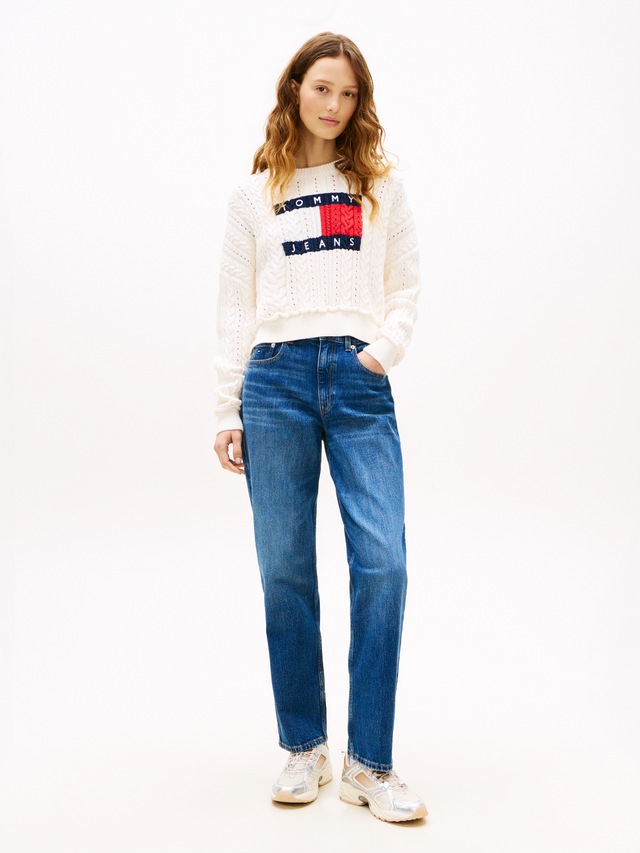Tommy Jeans »LAYLA HR SLIM STR« High Waist, Baumwoll-Qualität