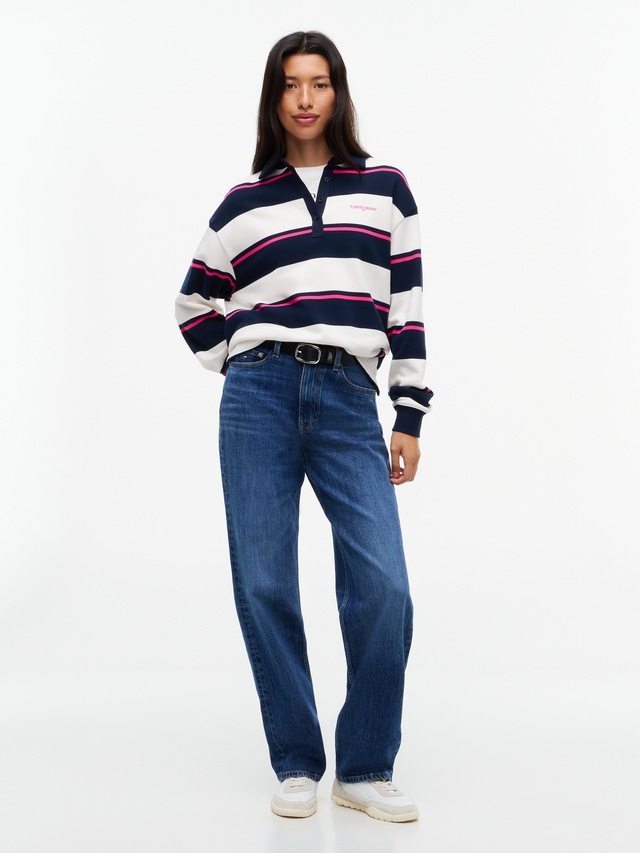 Tommy Jeans »LAYLA HR SLIM STR« High Waist, Baumwoll-Qualität