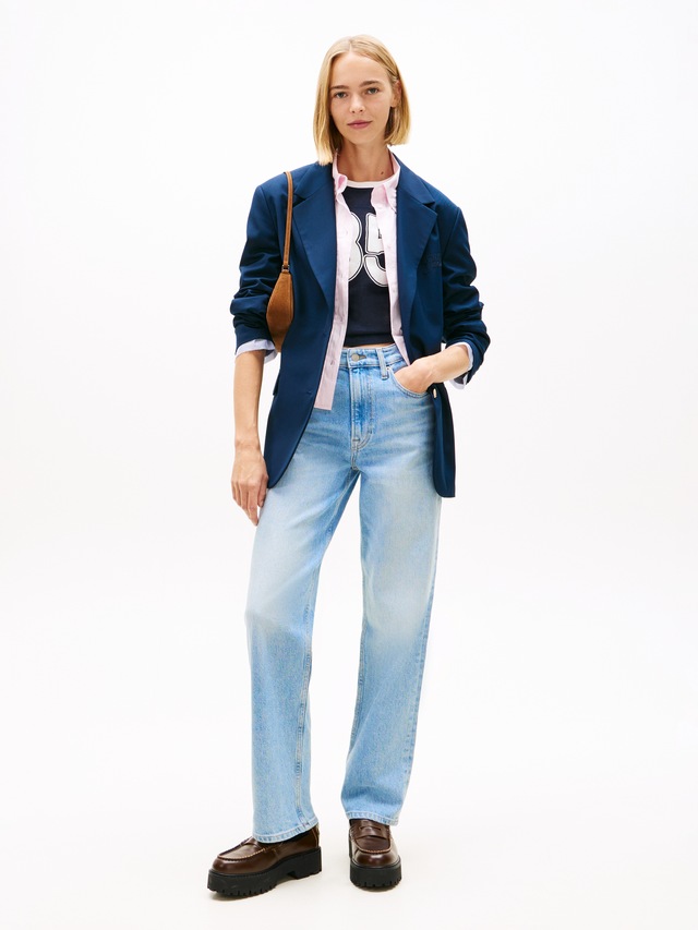 Tommy Jeans »LAYLA HR SLIM STR« High Waist, Baumwoll-Qualität
