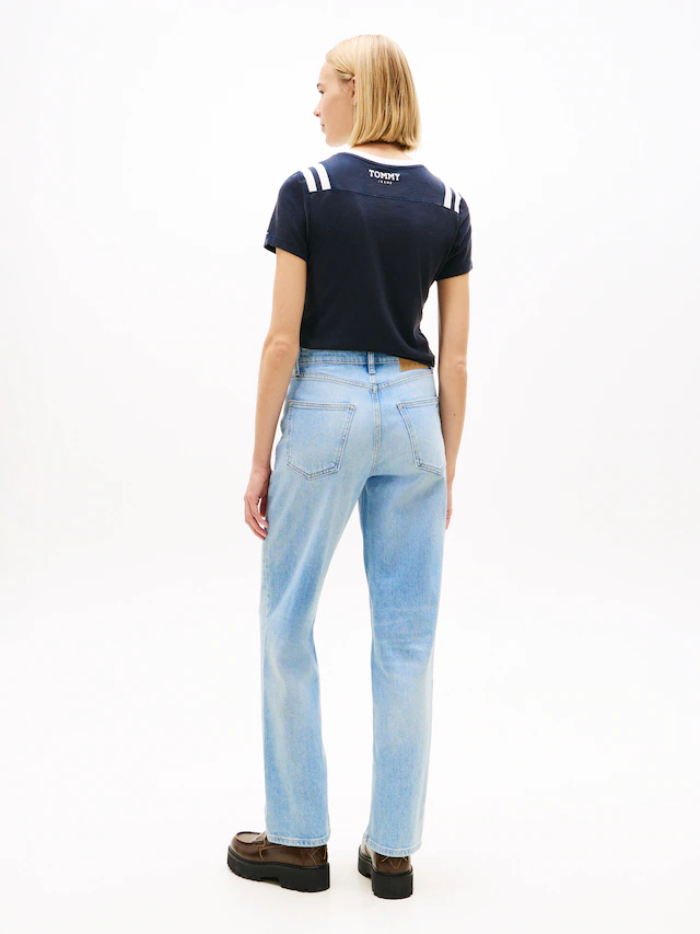 Tommy Jeans »LAYLA HR SLIM STR« High Waist, Baumwoll-Qualität