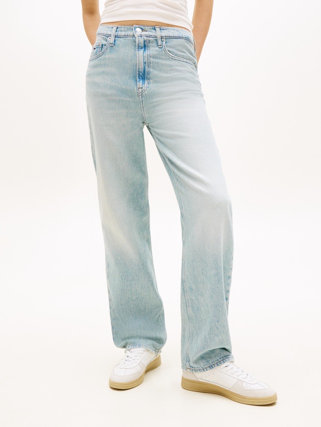 Tommy Jeans »LAYLA HR SLIM STR« High Waist, Baumwoll-Qualität
