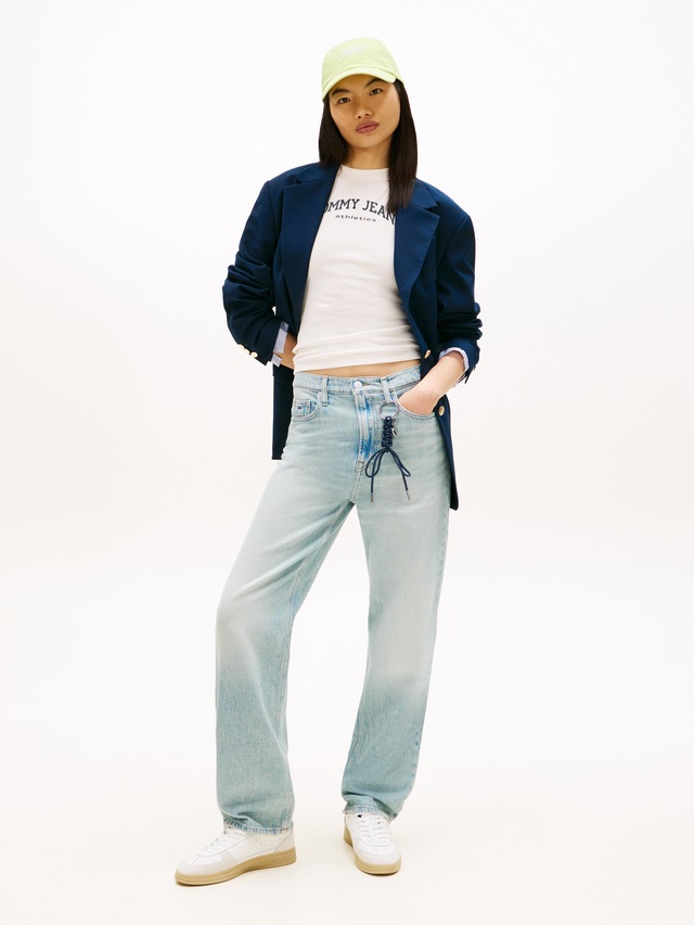 Tommy Jeans »LAYLA HR SLIM STR« High Waist, Baumwoll-Qualität