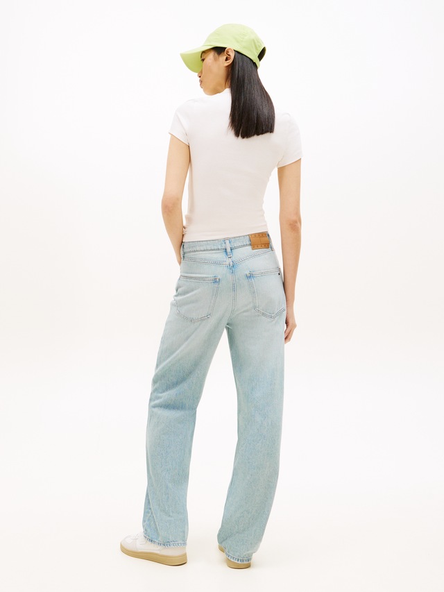 Tommy Jeans »LAYLA HR SLIM STR« High Waist, Baumwoll-Qualität