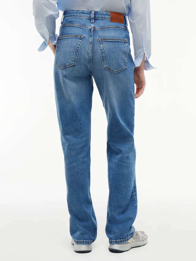Tommy Jeans »LAYLA HR SLIM STR« High Waist, Baumwoll-Qualität