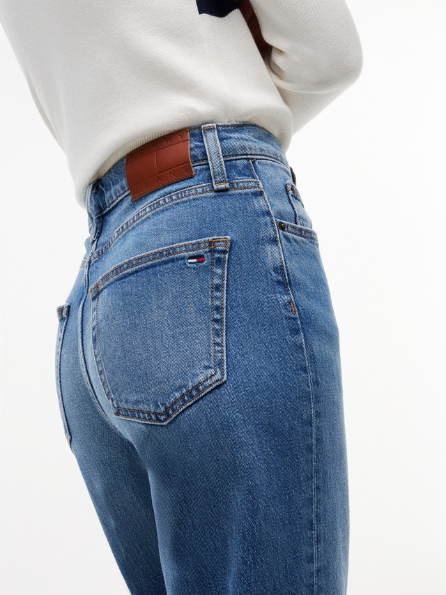 Tommy Jeans »LAYLA HR SLIM STR« High Waist, Baumwoll-Qualität