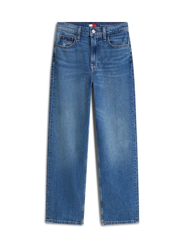 Tommy Jeans »LAYLA HR SLIM STR« High Waist, Baumwoll-Qualität