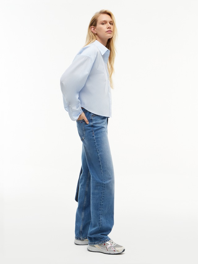 Tommy Jeans »LAYLA HR SLIM STR« High Waist, Baumwoll-Qualität