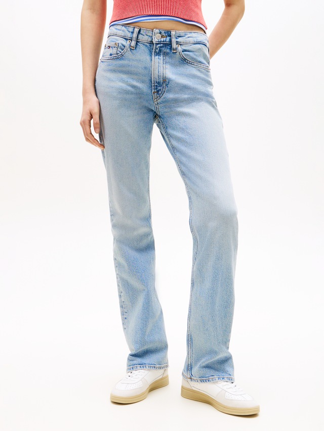 Tommy Jeans Bootcut-Jeans »CLEO MID BOOTCUT« im Baumwoll-Mix, Mid Waist