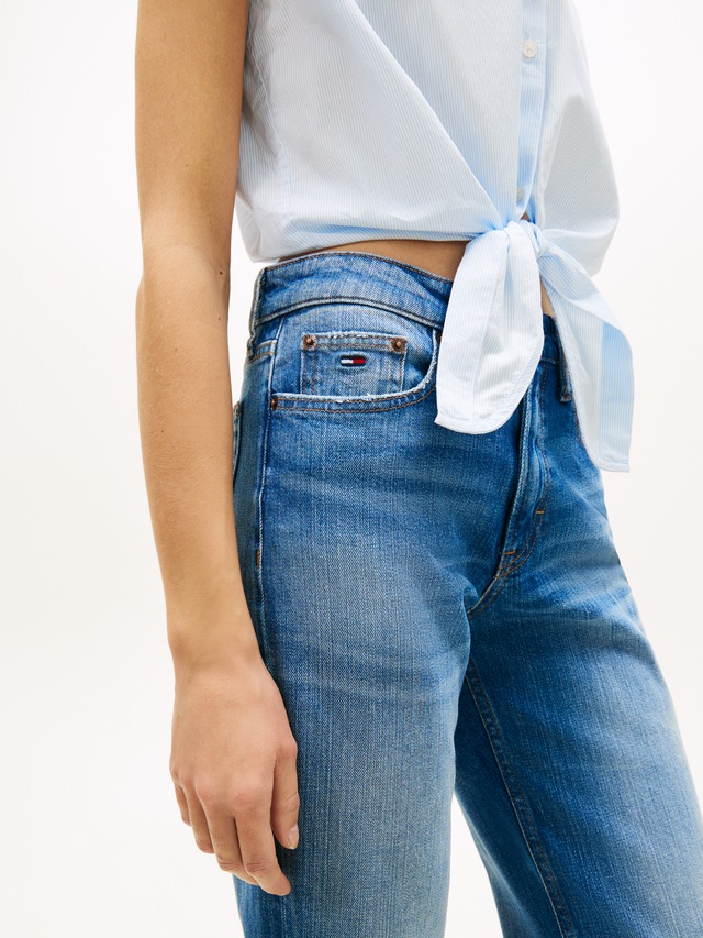 Tommy Jeans Bootcut-Jeans »CLEO MID BOOTCUT« im Baumwoll-Mix, Mid Waist