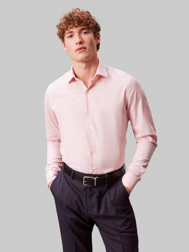 Calvin Klein Businesshemd »SLIM ESNTL POPLIN STR SLD« Slim fit mit Knopfleiste