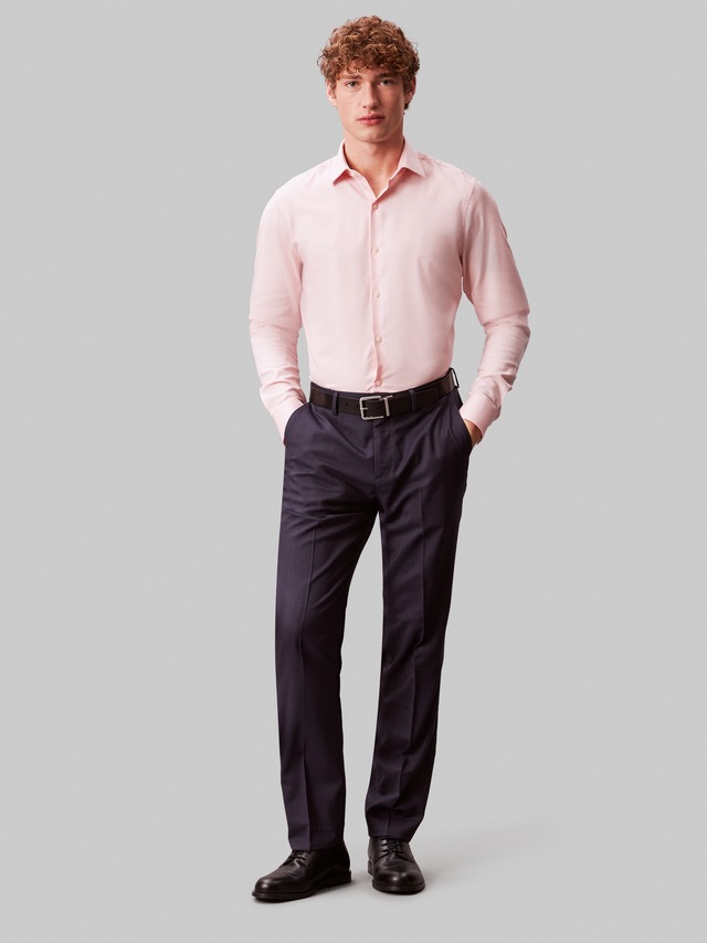 Calvin Klein Businesshemd »SLIM ESNTL POPLIN STR SLD« Slim fit mit Knopfleiste