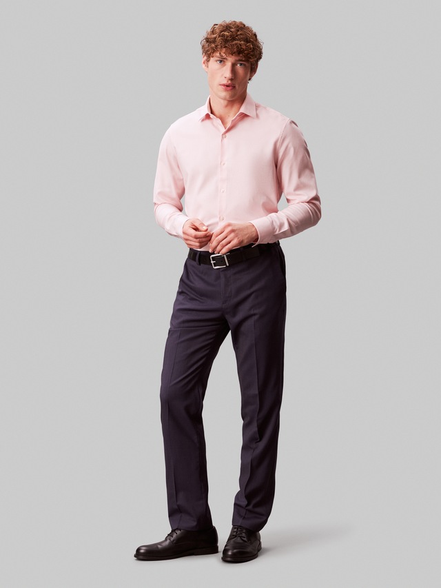 Calvin Klein Businesshemd »SLIM ESNTL POPLIN STR SLD« Slim fit mit Knopfleiste